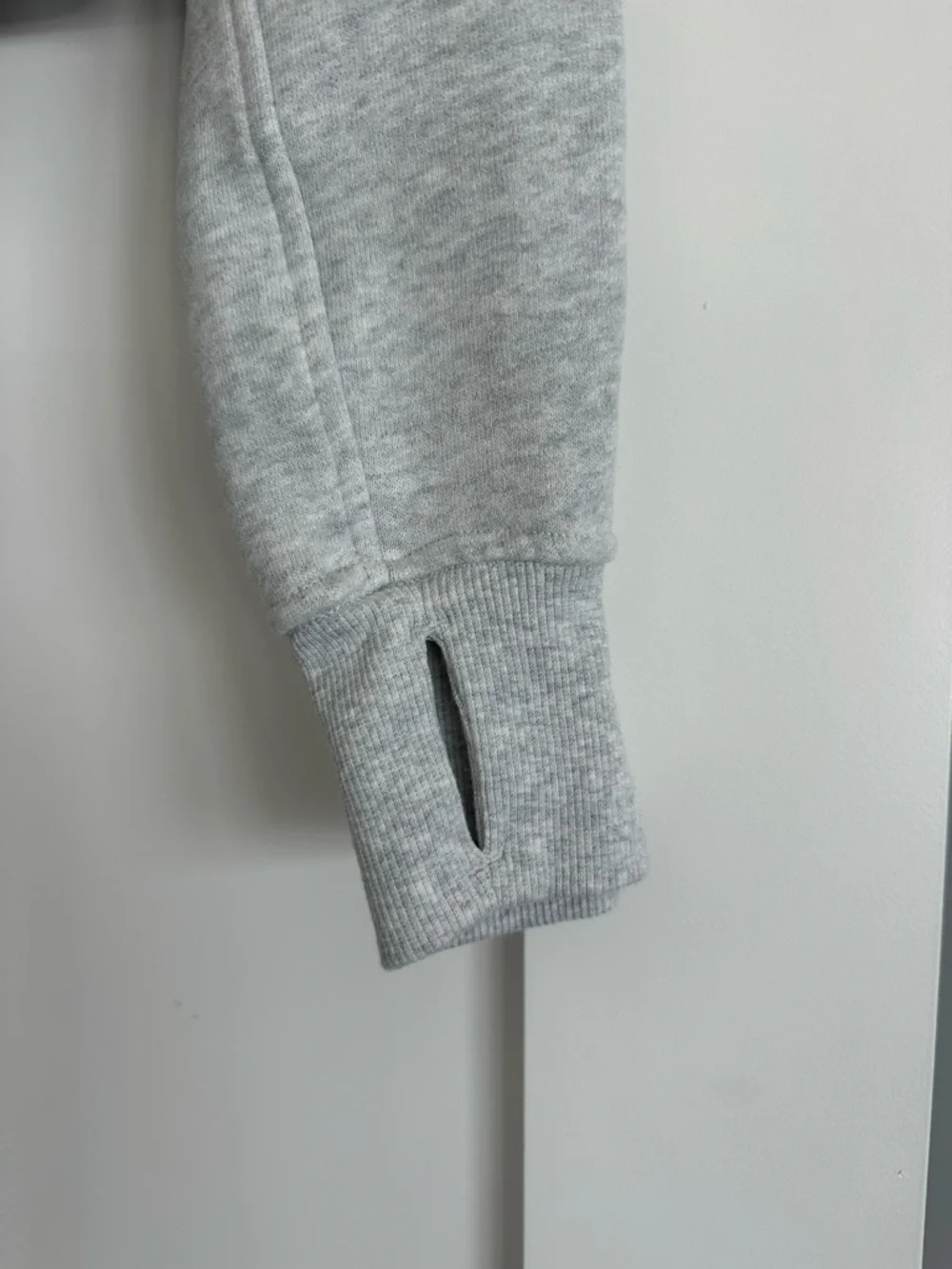 Lululemon Scuba Oversized 1/2 Zip Hoodie - Heathered Core Ultra Light Grey -XS/S